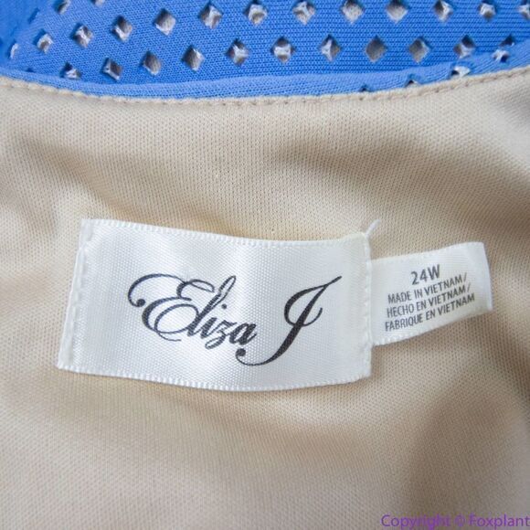 NEW‎ Eliza J Women's Plus Size Laser Cut Dress, size 24W - Picture 16 of 16